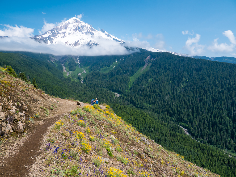 Hiking the McNeil Point trail on Mt. Hood, Oregon to get outside during Covid.