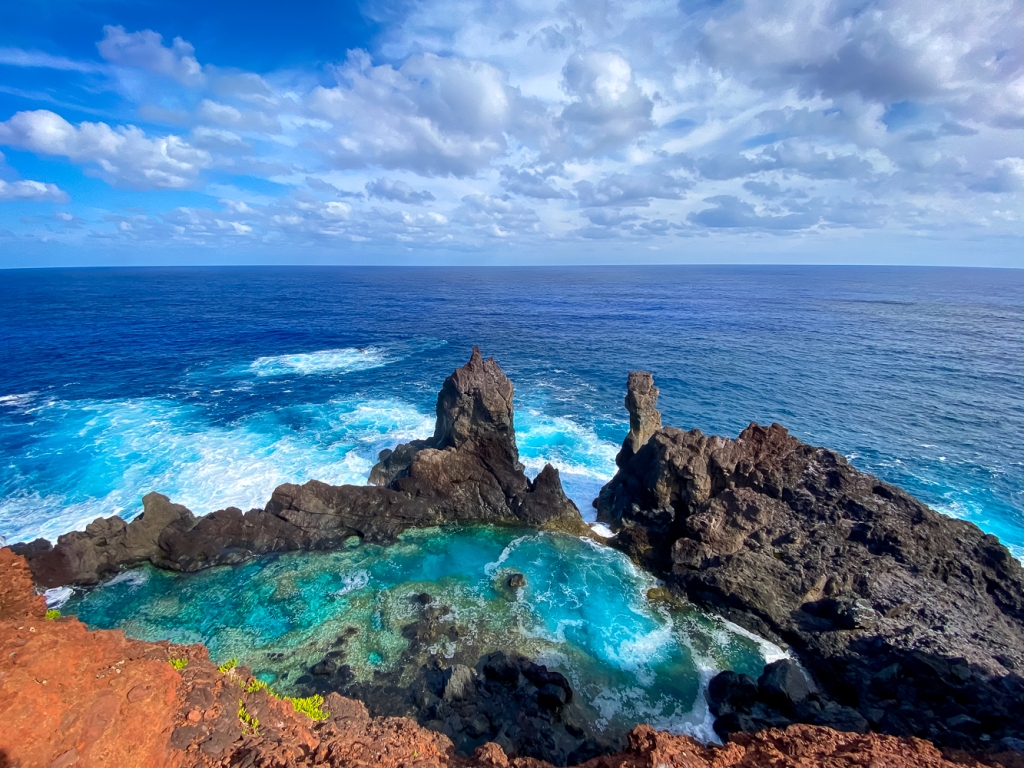 St. Paul's Pool, a geologic formation along the coast of Pitcairn Island